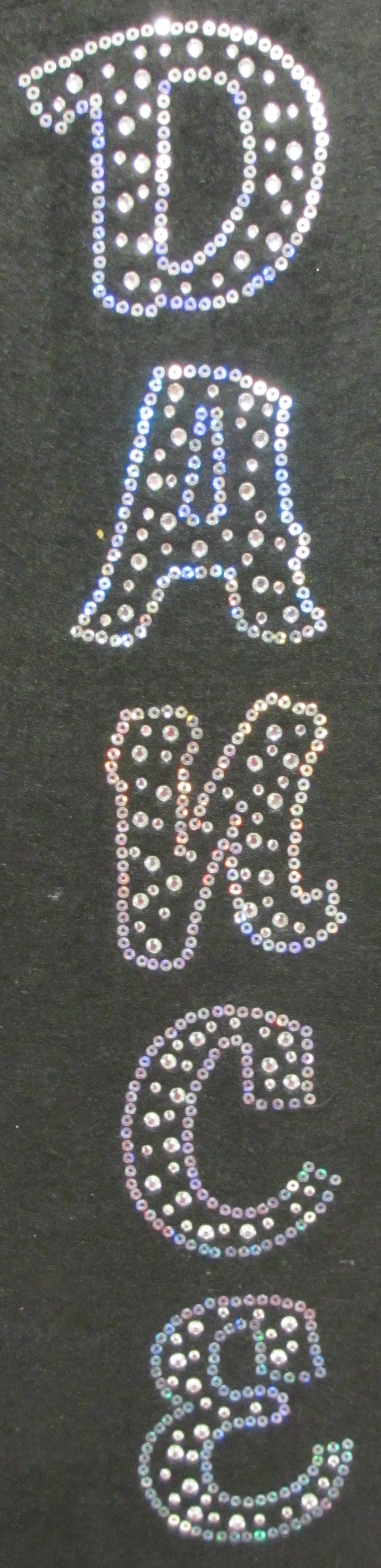 Dance Vertical Rhinestone and Sequin Transfer Combo (1)